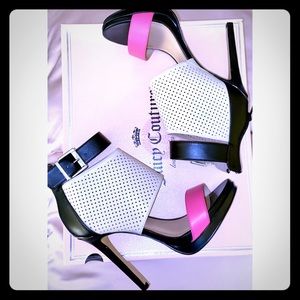 Juicy Couture Women's Heels - Zip Up Ankle Strap